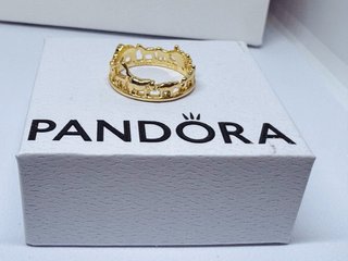 Anillo Pandora Corona rey leon de disney