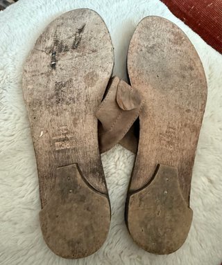 Sandali A&A Made in Italy Marrone/Beige. Infradito