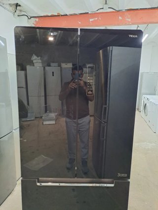 Nevera TEKA negra Cristales 190Cm Garantía + Envió