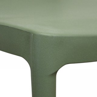 Sedia Impilabile Esterno in Resina Verde 43x80cm