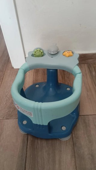 Asiento de baño para bebé Twinly azul
