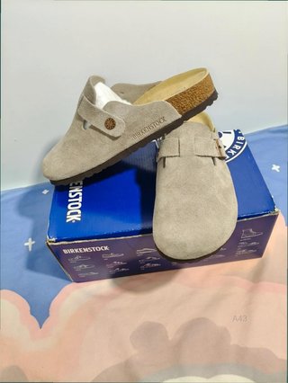 Zuecos Birkenstock Boston Beige T42