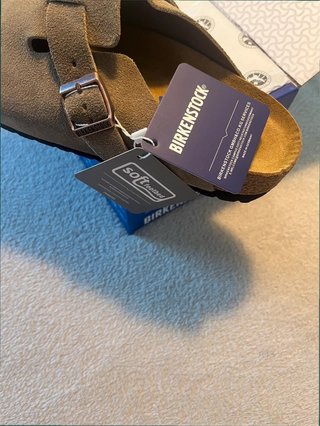 Zuecos Birkenstock Boston Marrones Talla 41