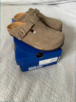 Zuecos Birkenstock Boston Marrones Talla 41