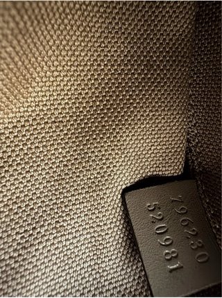 Bolso Gucci Barrel Monogram Beige/Marrón