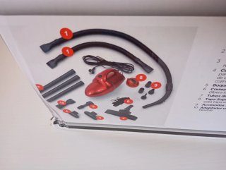 SOGO Mini Aspirador y Soplador Aire Turbo 800W