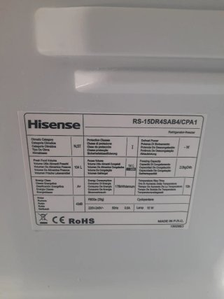 Nevera Hisense Blanca