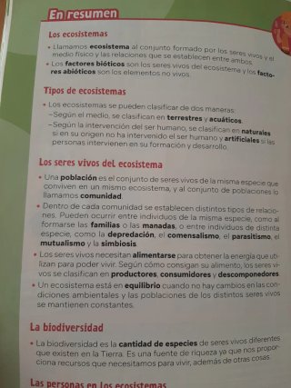Ciencias de la Naturaleza, 4° Primaria.