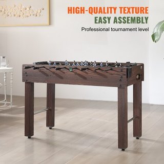 Mesa de Futbolín, Mesa de Futbolín de Tamaño Estándar de 48 Pulgadas, Mesa de Futbolín de Tamaño Completo para el Hogar, la Familia y la Sala de Juegos, Fútbol con Juego de Mesa de Futbolín, Inclu...