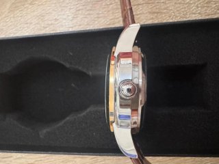 Reloj AOKULASIC Automático Dorado Marrón