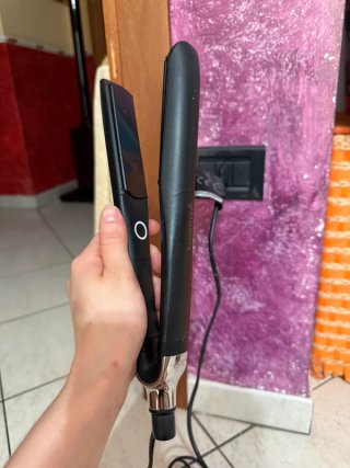 Piastra GHD Platinum + Nera e Argento