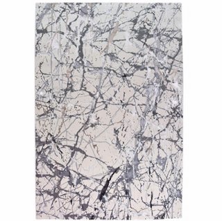 Alfombra Diseño Contemporáneo Marne Beige/Gris