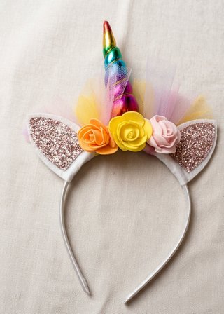 Disfraz Unicornio Alas Tutú Diadema Niña