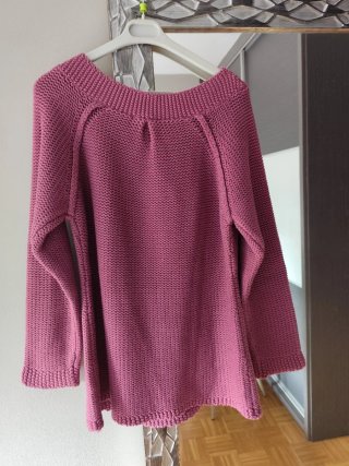 Jersey punto malva talla única