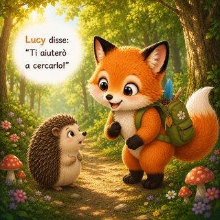 Lucy la Volpina e il Tesoro nel Bosco