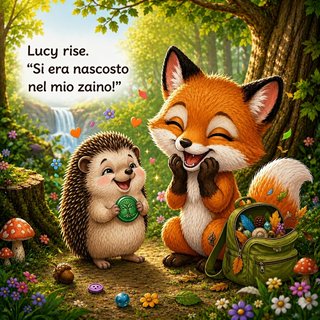 Lucy la Volpina e il Tesoro nel Bosco