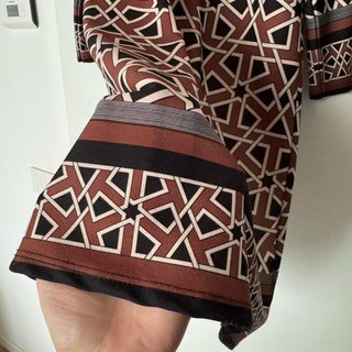 Abito fantasia geometrica made in italy