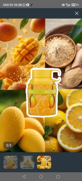 Perfume Odisey Mango  100%original no chino