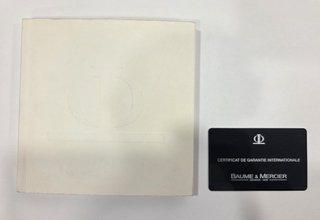 Documentación Baume & Mercier Certificado Garantía