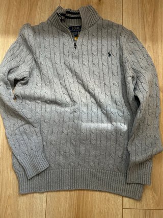 Polo Ralph Lauren Jersey Gris Cable Knit