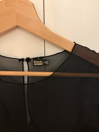 Blusa Etxart&Panno Negra Talla XS