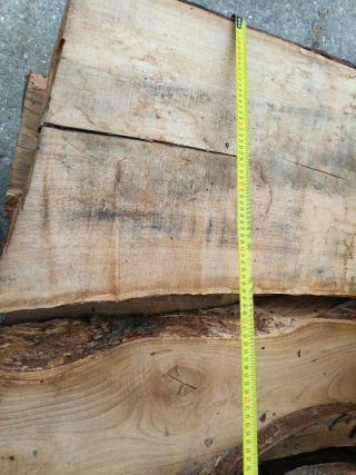 Tablones de madera de castaño