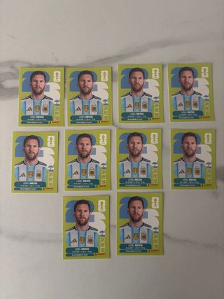 Set 10 figurine Lionel Messi FIFA World Cup united