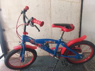 Bicicleta Spiderman Azul y Rojo