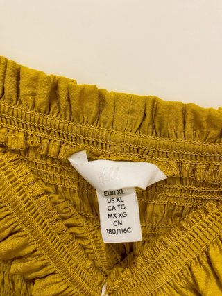 Vestido H&M Amarillo