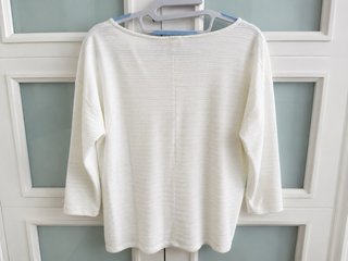 Jersey Tom Tailor Talla M Blanco Roto