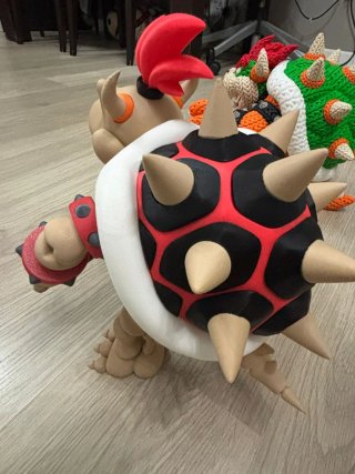 Dry Bowser Impresión 3D 24cm