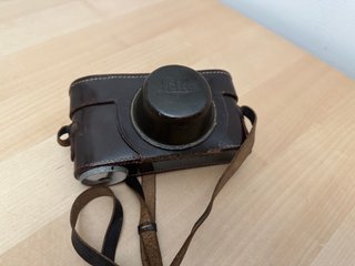 Fondello in pelle marrone standard per Leica I-II-III