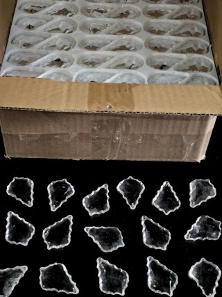 Preciosas 462 lágrimas de cristal para lámparas