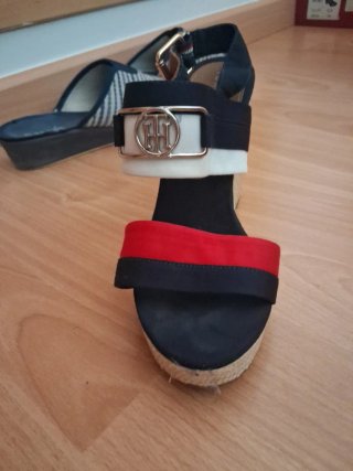 Sandalias cuña alta Tommy Hilfiger