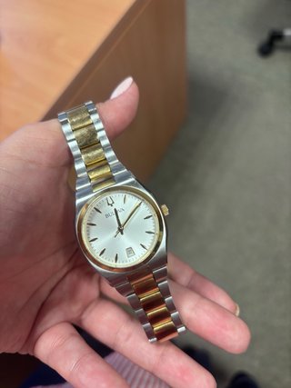 Reloj Bulova bicolor (oro y plata) 31 mm