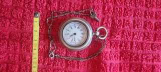 2 Reloj Bolsillo Antiguos de Plata