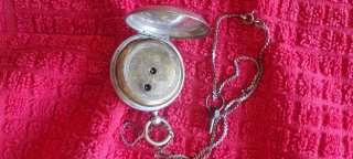 2 Reloj Bolsillo Antiguos de Plata