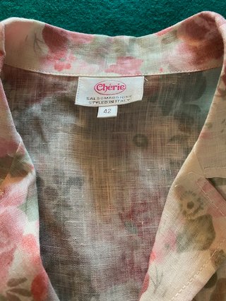 Blusa donna floreale rosa