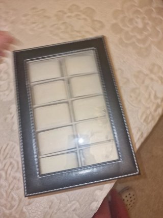 Organizador de Relojes Negro y Beige