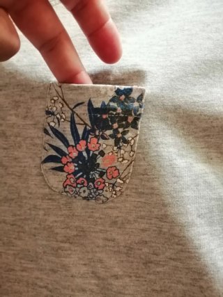 Pigiama corto donna grigio fantasia floreale