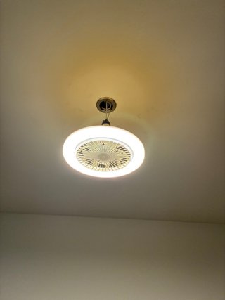 Lámpara LED con Ventilador de Techo