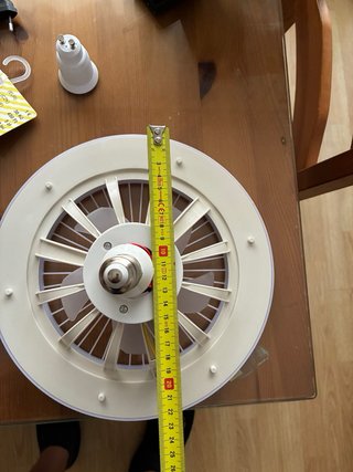Lámpara LED con Ventilador de Techo
