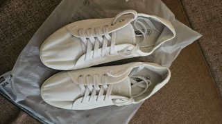 Scarpe da ginnastica in tela donna bianche