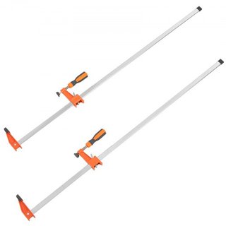 Abrazaderas de Bar para Carpintería, Paquete de 2 Abrazaderas/Esparcidoras de 914.4 mm, Abrazadera F de Cambio Rápido con Límite de Carga de 600 lbs, Profundidad de Boca de 63.5 mm, Hierro Fundido...