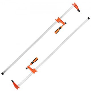 Abrazaderas de Bar para Carpintería, Paquete de 2 Abrazaderas/Esparcidoras de 914.4 mm, Abrazadera F de Cambio Rápido con Límite de Carga de 600 lbs, Profundidad de Boca de 63.5 mm, Hierro Fundido...