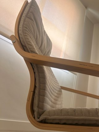 Sillón IKEA POÄNG Madera Abedul Gris NUEVO