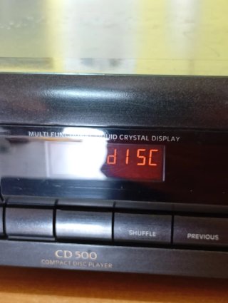 LETTORE CD PHILIPS CD500 16BIT D/A TWIN DAC CONVER