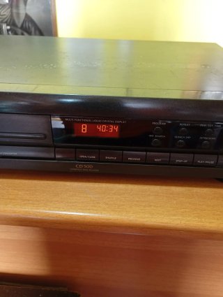 LETTORE CD PHILIPS CD500 16BIT D/A TWIN DAC CONVER