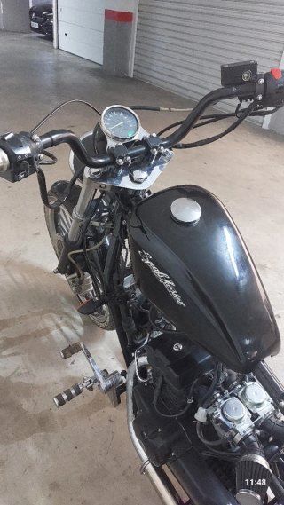 Moto Leonart Bobber 125cc Negra