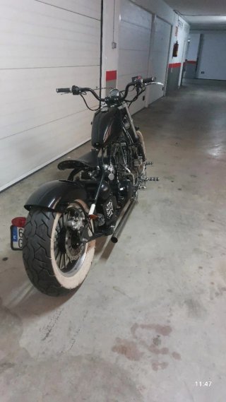 Moto Leonart Bobber 125cc Negra